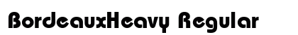 BordeauxHeavy Regular font free download