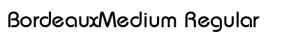 BordeauxMedium Regular font free download