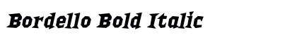 Bordello Bold Italic font free download