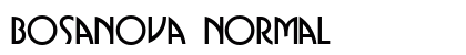 Bosanova Normal font free download