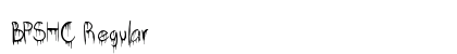 BPSHC Regular font free download