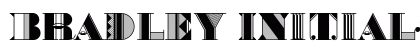 Bradley Initials font free download