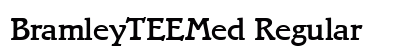 BramleyTEEMed Regular font free download