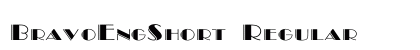 BravoEngShort Regular font free download