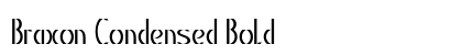 Braxon Condensed Bold Preview