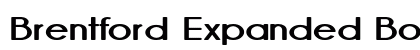 Brentford Expanded Bold font free download
