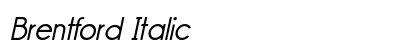 Brentford Italic Preview
