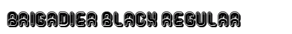 Brigadier Black Regular font free download