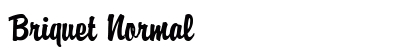 Briquet Normal font free download