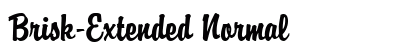 Brisk-Extended Normal font free download