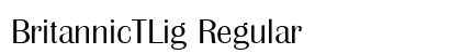 BritannicTLig Regular font free download