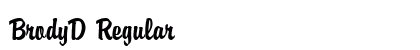 BrodyD Regular font free download