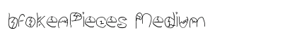 brokenPieces Medium Font brokenPieces Medium Font Preview