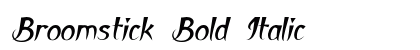 Broomstick Bold Italic Preview