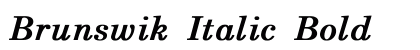 Brunswik Italic Bold Preview