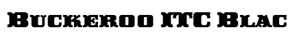 Buckeroo ITC Black font free download
