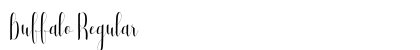 Buffalo Regular Font Preview