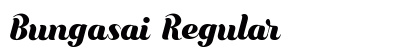 Bungasai Regular font free download