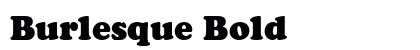 Burlesque Bold font free download