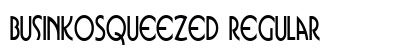 BusinkoSqueezed Regular font free download