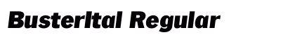 BusterItal Regular font free download