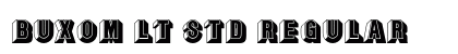 Buxom LT Std Regular font free download