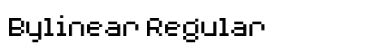 Bylinear Regular font free download