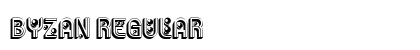 Byzan Regular font free download