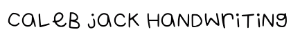 Caleb Jack Handwriting 2021 Regular Font Preview