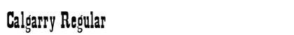 Calgarry Regular Font Preview