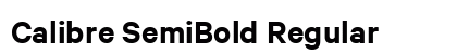 Calibre SemiBold Regular Font Calibre SemiBold Regular Font Preview
