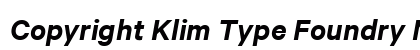 Copyright Klim Type Foundry Not Licensed for Desktop Use Preview