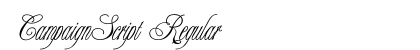 CampaignScript Regular font free download