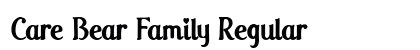 Care Bear Family Regular Font Preview