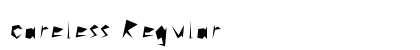 careless Regular Font Preview
