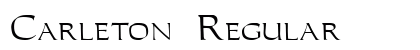 Carleton Regular Font Preview