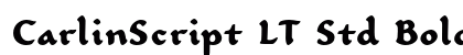 CarlinScript LT Std Bold Regular font free download