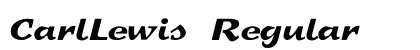 CarlLewis Regular font free download