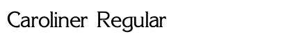Caroliner Regular font free download