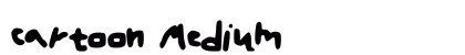cartoon Medium font free download