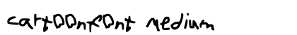 cartoonfont Medium font free download