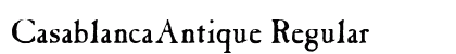CasablancaAntique Regular font free download