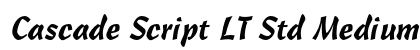 Cascade Script LT Std Medium font free download