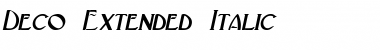 Deco-Extended Italic