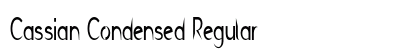 Cassian Condensed Regular font free download