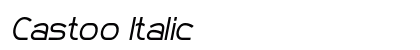 Castoo Italic Preview