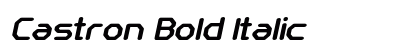 Castron Bold Italic font free download