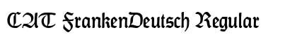 CAT FrankenDeutsch Regular font free download