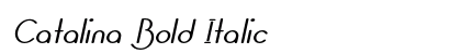 Catalina Bold Italic Preview
