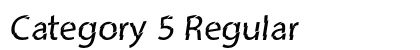 Category 5 Regular Preview